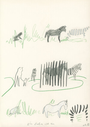 Ein Zebra ist ein
