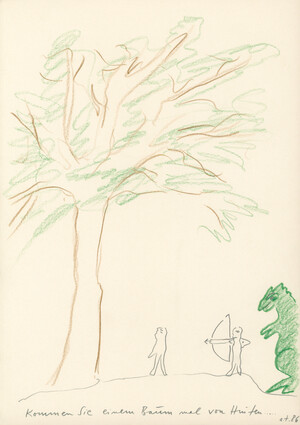 Kommen Sie mal einem Baum von Hinten….