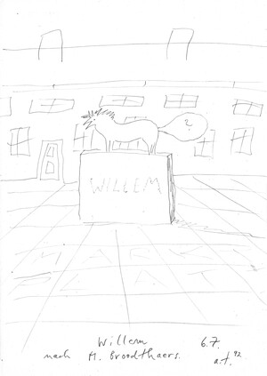 Willem nach M. Broodthaers