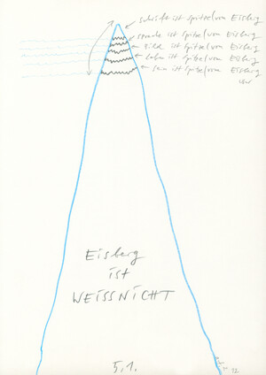 …… eisberg ist weissnicht (5.1.92)