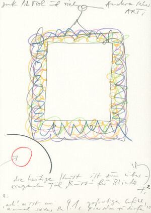 die heutige kunst ist zum überwiegenden teil kunst für blinde (9.1.92)