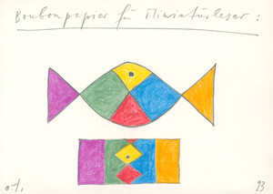 Bonbonpapier für Miniaturleser