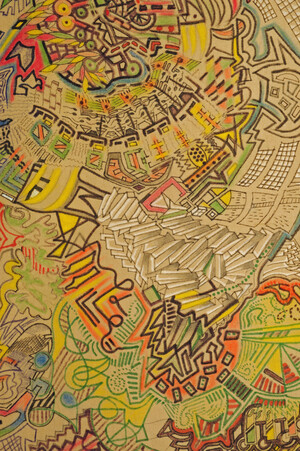 Detail aus: Festnetztelefoniersessellappen