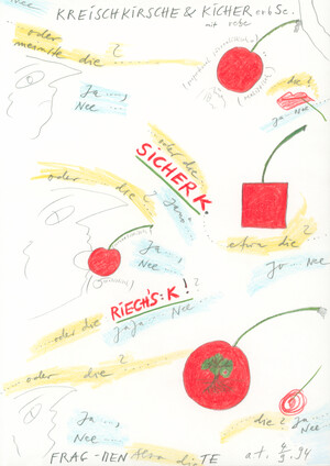 kreischkirsche & kichererbse mit rebe (4.9.94)