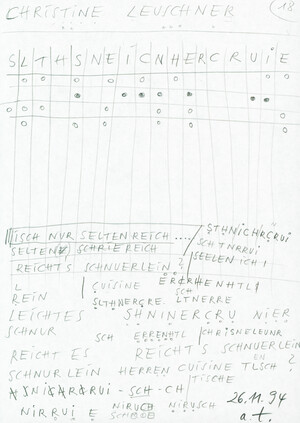 reichts schnuerlein? /kiel (26.11.94)