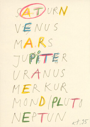 Saturn Venus Mars Jupiter Uranus Merkur Mond Pluto Neptun
