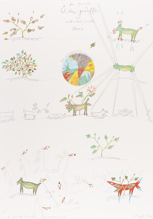 flor-faunische Übergiraffe und metabolisierende None / flor-faun-like overgiraffe and metabolising ninth